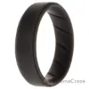 Picture of Silicone Wedding BR Step Ring Set - Basic-Grey by ROQ for Men - 16 mm Ring