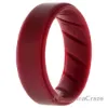 Picture of Silicone Wedding BR Step Ring Set - Basic-Bordo by ROQ for Men - 8 mm Ring
