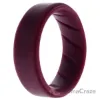 Picture of Silicone Wedding BR Step Ring Set - Basic-Bordo by ROQ for Men - 9 mm Ring