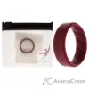 Picture of Silicone Wedding BR Step Ring Set - Basic-Bordo by ROQ for Men - 10 mm Ring