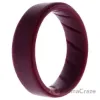 Picture of Silicone Wedding BR Step Ring Set - Basic-Bordo by ROQ for Men - 12 mm Ring