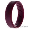 Picture of Silicone Wedding BR Step Ring Set - Basic-Bordo by ROQ for Men - 14 mm Ring