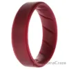 Picture of Silicone Wedding BR Step Ring Set - Basic-Bordo by ROQ for Men - 16 mm Ring