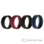 Picture of Silicone Wedding BR Middle Line Ring Set - Basic-Bordo by ROQ for Men - 4 x 7 mm Ring