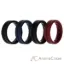 Picture of Silicone Wedding BR Middle Line Ring Set - Basic-Bordo by ROQ for Men - 4 x 11 mm Ring