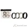 Picture of Silicone Wedding BR Middle Line Ring Set - Basic-Marble by ROQ for Men - 4 x 10 mm Ring