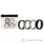 Picture of Silicone Wedding BR Middle Line Ring Set - Basic-Marble by ROQ for Men - 4 x 10 mm Ring