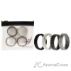 Picture of Silicone Wedding BR Middle Line Ring Set - Basic-Marble by ROQ for Men - 4 x 12 mm Ring