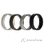 Picture of Silicone Wedding BR Middle Line Ring Set - Basic-Marble by ROQ for Men - 4 x 16 mm Ring