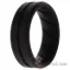 Picture of Silicone Wedding BR Middle Line Ring - Basic-Black by ROQ for Men - 10 mm Ring