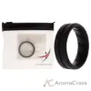 Picture of Silicone Wedding BR Middle Line Ring - Basic-Black by ROQ for Men - 12 mm Ring