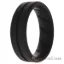Picture of Silicone Wedding BR Middle Line Ring - Basic-Black by ROQ for Men - 14 mm Ring