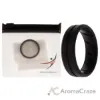 Picture of Silicone Wedding BR Middle Line Ring - Basic-Black by ROQ for Men - 15 mm Ring