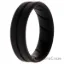 Picture of Silicone Wedding BR Middle Line Ring - Basic-Black by ROQ for Men - 16 mm Ring