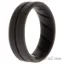 Picture of Silicone Wedding BR Middle Line Ring - Basic-Grey by ROQ for Men - 11 mm Ring