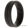 Picture of Silicone Wedding BR Middle Line Ring - Basic-Grey by ROQ for Men - 13 mm Ring