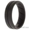 Picture of Silicone Wedding BR Middle Line Ring - Basic-Grey by ROQ for Men - 14 mm Ring