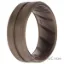 Picture of Silicone Wedding BR Middle Line Ring - Basic-Silver by ROQ for Men - 7 mm Ring