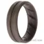 Picture of Silicone Wedding BR Middle Line Ring - Basic-Silver by ROQ for Men - 16 mm Ring