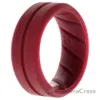 Picture of Silicone Wedding BR Middle Line Ring - Basic-Bordo by ROQ for Men - 7 mm Ring