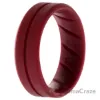 Picture of Silicone Wedding BR Middle Line Ring - Basic-Bordo by ROQ for Men - 11 mm Ring