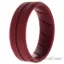 Picture of Silicone Wedding BR Middle Line Ring - Basic-Bordo by ROQ for Men - 13 mm Ring