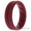 Picture of Silicone Wedding BR Middle Line Ring - Basic-Bordo by ROQ for Men - 14 mm Ring