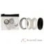 Picture of Silicone Wedding BR Solid Ring Set - Basic-Black-White by ROQ for Women - 4 x 7 mm Ring
