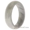 Picture of Silicone Wedding BR Solid Ring - Basic-Silver by ROQ for Women - 4 mm Ring