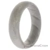 Picture of Silicone Wedding BR Solid Ring - Basic-Silver by ROQ for Women - 6 mm Ring