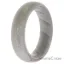 Picture of Silicone Wedding BR Solid Ring - Basic-Silver by ROQ for Women - 6 mm Ring