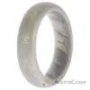 Picture of Silicone Wedding BR Solid Ring - Basic-Silver by ROQ for Women - 7 mm Ring