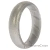 Picture of Silicone Wedding BR Solid Ring - Basic-Silver by ROQ for Women - 8 mm Ring