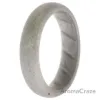 Picture of Silicone Wedding BR Solid Ring - Basic-Silver by ROQ for Women - 9 mm Ring
