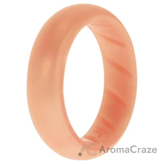 Picture of Silicone Wedding BR Solid Ring - Basic-Rose-Gold by ROQ for Women - 5 mm Ring