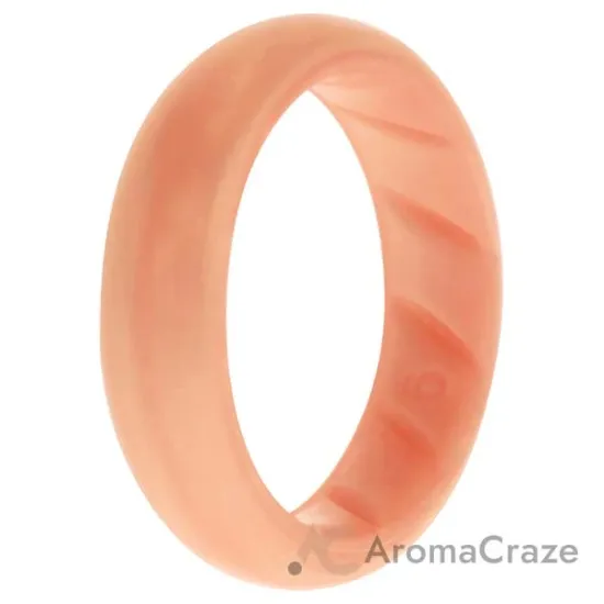 Picture of Silicone Wedding BR Solid Ring - Basic-Rose-Gold by ROQ for Women - 6 mm Ring