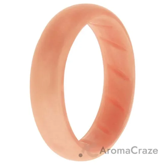 Picture of Silicone Wedding BR Solid Ring - Basic-Rose-Gold by ROQ for Women - 7 mm Ring