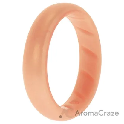 Picture of Silicone Wedding BR Solid Ring - Basic-Rose-Gold by ROQ for Women - 9 mm Ring