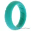 Picture of Silicone Wedding BR Solid Ring - Basic-Turquoise by ROQ for Women - 4 mm Ring