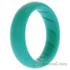 Picture of Silicone Wedding BR Solid Ring - Basic-Turquoise by ROQ for Women - 5 mm Ring