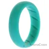Picture of Silicone Wedding BR Solid Ring - Basic-Turquoise by ROQ for Women - 6 mm Ring