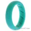 Picture of Silicone Wedding BR Solid Ring - Basic-Turquoise by ROQ for Women - 6 mm Ring