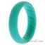 Picture of Silicone Wedding BR Solid Ring - Basic-Turquoise by ROQ for Women - 8 mm Ring