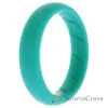Picture of Silicone Wedding BR Solid Ring - Basic-Turquoise by ROQ for Women - 10 mm Ring