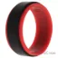Picture of Silicone Wedding 2Layer Step Ring - Red-Black by ROQ for Men - 9 mm Ring