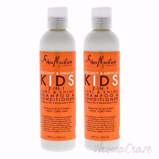 Coconut and Hibiscus Kids 2-In-1 Curl and Shine Shampoo and 