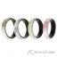 Picture of Silicone Wedding 2Layer Ring Set - Bordo-Marble by ROQ for Women - 4 x 8 mm Ring