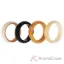 Picture of Silicone Wedding 2Layer Ring Set - Gold by ROQ for Women - 4 x 4 mm Ring
