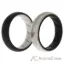 Picture of Silicone Wedding BR Solid Ring Set - Black-Marble by ROQ for Women - 2 x 5 mm Ring