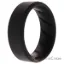 Picture of Silicone Wedding BR 8mm Edge Ring - Basic-Black by ROQ for Men - 10 mm Ring